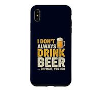 Custodia per iPhone XS Max Non bevo sempre birra Oh Aspetta Sì, bevo divertente