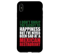 Custodia per iPhone XS Max Non conosco il segreto della felicità Cibo Ristorante messicano