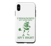 Custodia per iPhone XS Max Non diagnosticato, ma qualcosa non è giusto, strano umorismo rana