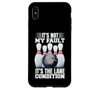 Custodia per iPhone XS Max Non è colpa mia, è la corsia Condizioni Bowling Bowler