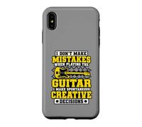 Custodia per iPhone XS Max Non faccio errori Chitarra Divertenti Decisioni creative