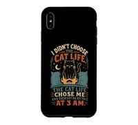 Custodia per iPhone XS Max Non ho scelto The Cat Life Funny Pet Owner