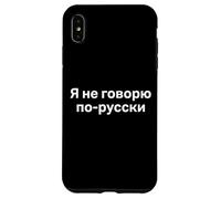 Custodia per iPhone XS Max "Non parlo russo." Divertente parola russa