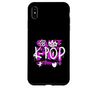 Custodia per iPhone XS Max Non riesco a sentirti, sto ascoltando Kpop Korean Fangirl Fanboy