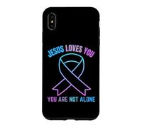 Custodia per iPhone XS Max Non sei solo Gesù ti ama sopravvivere a pensieri suicidi