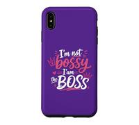 Custodia per iPhone XS Max "Non sono prepotente, sono il capo divertente