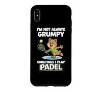 Custodia per iPhone XS Max Non Sono Sempre Scontroso, Ogni Tanto Gioco A Padel