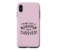 Custodia per iPhone XS Max Non sono solo una sopravvissuta, sono una ragazza per la consapevolezza del seno Thriver