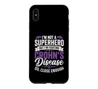 Custodia per iPhone XS Max Non sono un supereroe ma sto combattendo la malattia di Crohn