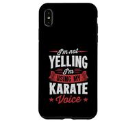 Custodia per iPhone XS Max Non sto urlando, sto usando la mia voce di karate