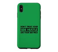 Custodia per iPhone XS Max Non trattare il tuo trambusto laterale come il tuo pezzo