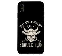 Custodia per iPhone XS Max Nordic Viking: That Which Does Not Kill Me Should Run