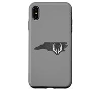 Custodia per iPhone XS Max North Carolina NC Deer Hunting Shed Antlers Design