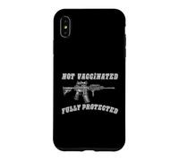 Custodia per iPhone XS Max Not Vaccinated Fully Protected Second Amendment