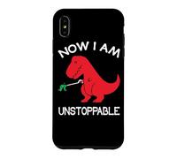 Custodia per iPhone XS Max Now I'm Unstoppable - Funny T-Rex Dinosaur