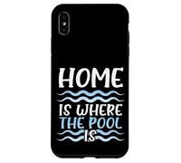 Custodia per iPhone XS Max Nuotatore Humor Home I Dove La Piscina Nuota