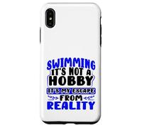 Custodia per iPhone XS Max Nuoto Team Nuoto La mia fuga dalla realtà nuotatore