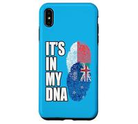 Custodia per iPhone XS Max Nuova Zelanda E Malgascio Mix DNA Heritage Flag