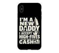 Custodia per iPhone XS Max Nuovo padre papà annuncio High Five umorismo