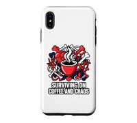 Custodia per iPhone XS Max Nurse Life Surviving On Coffee And Chaos ER