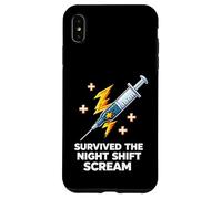 Custodia per iPhone XS Max Nurse Survived The Night Shift Scream
