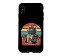 Custodia per iPhone XS Max Occhiali da sole retrò Dragon Ice Coffee Summer Vibes