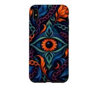 Custodia per iPhone XS Max Occhio botanico come simbolo astratto talismano celeste arte
