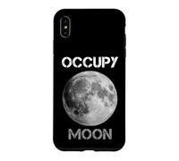 Custodia per iPhone XS Max Occupy Moon, Not Mars - Missione Lunare Scienza e Tecnologia