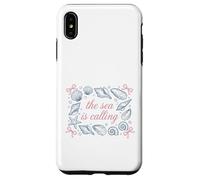 Custodia per iPhone XS Max Ocean Seashell Starfish Il mare chiama citazione