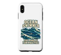 Custodia per iPhone XS Max Ocean Swimmer La piscina è per la pratica in acque libere