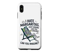 Custodia per iPhone XS Max Odio Margaritas Stavo scherzando Scheletro Humor spiaggia