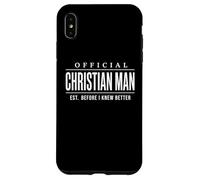 Custodia per iPhone XS Max Official Christian Man Est. Before I Knew Better Mens