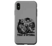 Custodia per iPhone XS Max Oggi è opzionale Bear Cozy Lazy Days Introversi