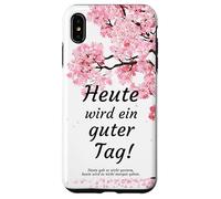 Custodia per iPhone XS Max Oggi è una bella giornata, soddisfazione, tedesco