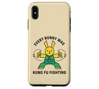 Custodia per iPhone XS Max Ogni coniglio era Kung Fu combattendo Karate Rabbit