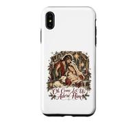 Custodia per iPhone XS Max Oh Vieni, lasciaci adorare il presepe