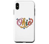 Custodia per iPhone XS Max Ohio Butterfly Script Cute Girl State Pride, Women & Kids