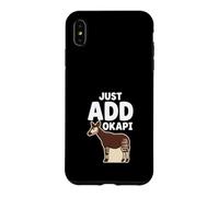 Custodia per iPhone XS Max Okapi Lover Okapi Animali Rari Animali Selvatici Amante