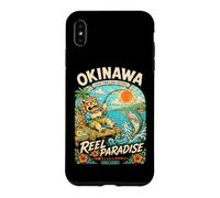 Custodia per iPhone XS Max Okinawa Shisa Leone Pesca Oceano Avventura Viaggi Souvenir