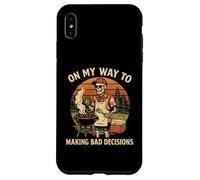 Custodia per iPhone XS Max "On My Way to Making Bad Decisions" - Divertente barbecue alla griglia