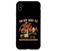 Custodia per iPhone XS Max "On My Way to Making Bad Decisions" - Divertente barbecue alla griglia