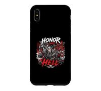 Custodia per iPhone XS Max Onore contro l'inferno Samurai Demon Battle Warrior