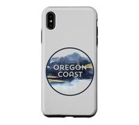 Custodia per iPhone XS Max Oregon Coast Pacific NW Vacation Souvenir Acquerello Design