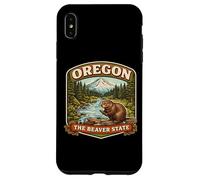 Custodia per iPhone XS Max Oregon The Beaver State Souvenir Memorabilia Visitatore orgoglioso