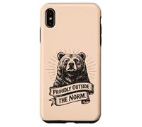 Custodia per iPhone XS Max Orgogliosamente al di fuori della norma orso individualità pensatore