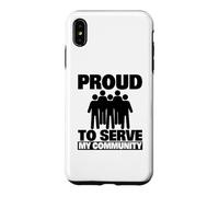 Custodia per iPhone XS Max Orgoglioso di servire il volontario della mia comunità