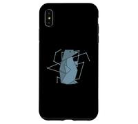 Custodia per iPhone XS Max Origami Penguin come fresco Forma