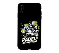 Custodia per iPhone XS Max Padel e decisioni sbagliate Divertente Raccoon Match