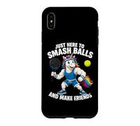 Custodia per iPhone XS Max Padel Unicorn - Siamo Qui Solo Per Giocare A Padel E Fare