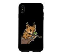 Custodia per iPhone XS Max Paintball Lynx Mascotte Cover